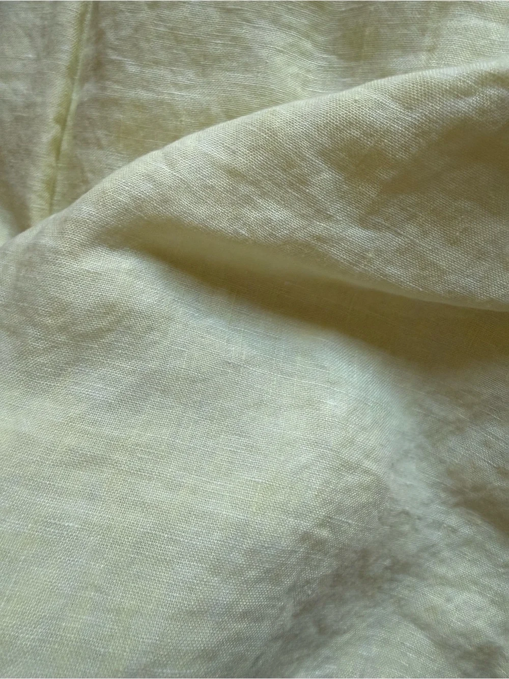 Lilly Pulitzer Pale Yellow V-Neck Puff Sleeve Blouse